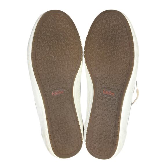 Taos Footwear Star Plaid Lace Up Sneakers Women's 8 Gray Preppy Academia Neutral - Picture 8 of 10